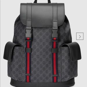 GG Black backpack - Gucci